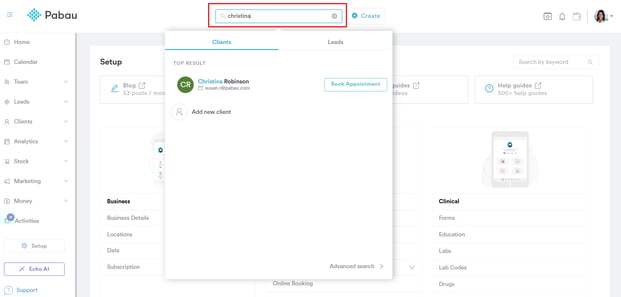 How to Send an Email from the Client Card_1