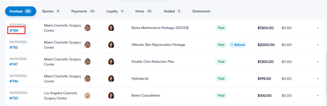 How to Transfer an Invoice 2