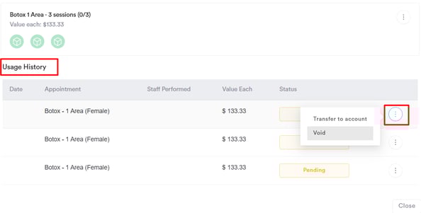 How to View Packages in the Client Card_4