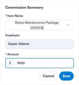 How to add commission to an invoice 3