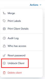 How to block clients  from booking 4