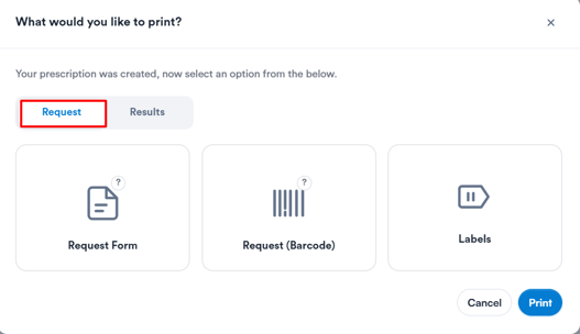 How to print & send lab results 2