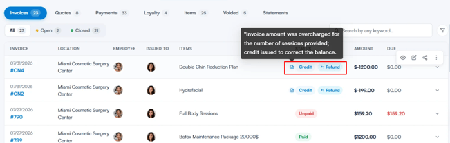 How to refund an invoice 5