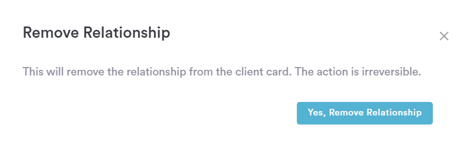 How to remove a client relationship4-1