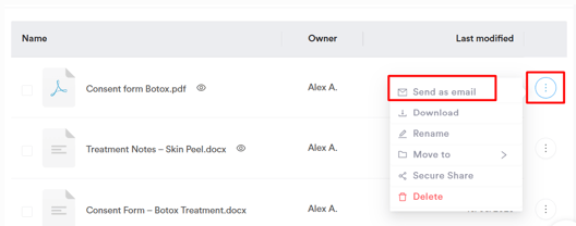 How to send documents to clients via email3