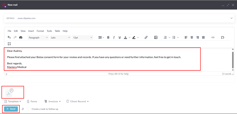 How to Send Documents to Clients via Email
