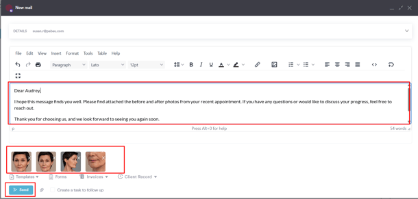 How to send photos to clients via email4