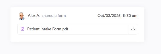 How to share forms securely through the client card14
