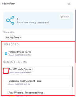 How to share forms securely through the client card7