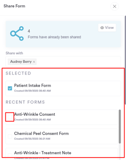 How to share forms securely through the client card7