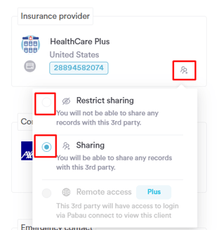 How to share permissions for client relationships 5