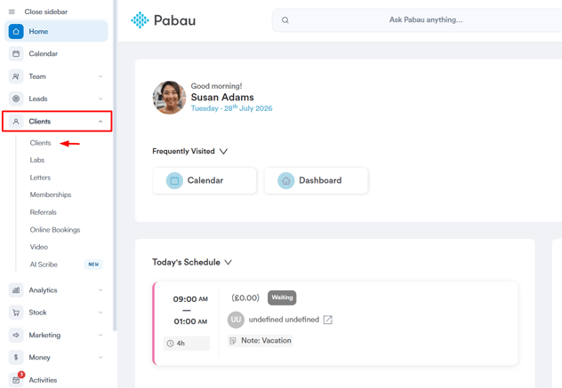 how to delete a client 4
