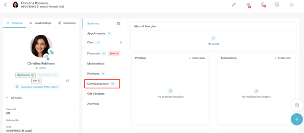 how to forward an email from the client card 2