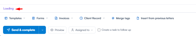 AI letter draft generating from the treatment note
