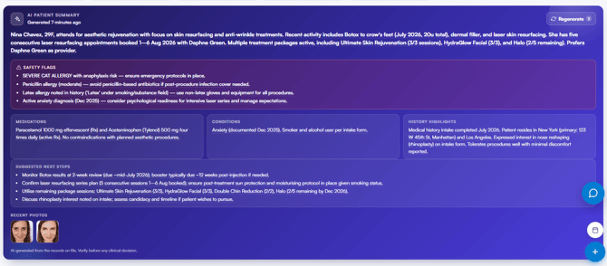 patient summary overview