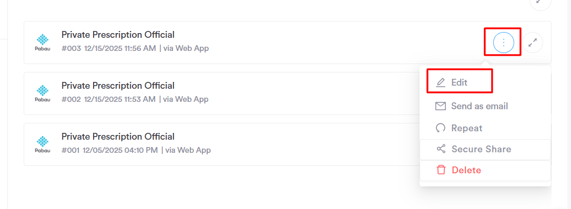 prescriptions update 1