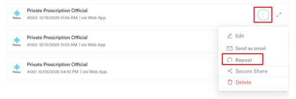 prescriptions update 3