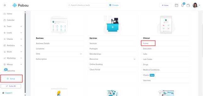 How to Link Medical Form Templates with Services 111