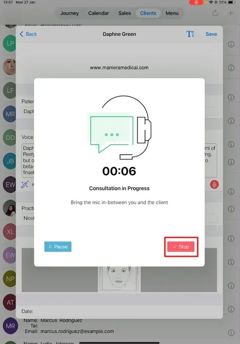 How to Use Echo AI in the Pabau GO App_11