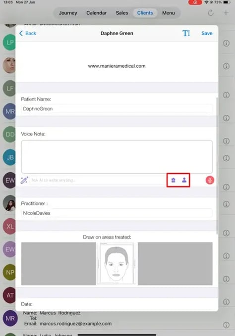 How to Use Echo AI in the Pabau GO App_4