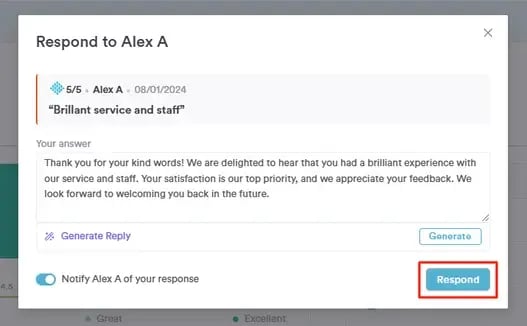 How to Use Echo AI to Respond to a Review_4