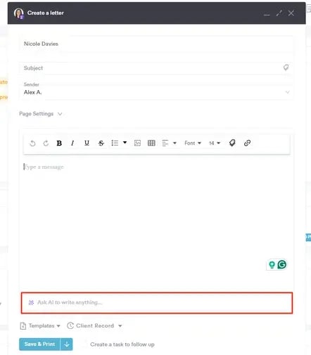 How to Use the Echo AI Letter Agent to Generate Letters_3