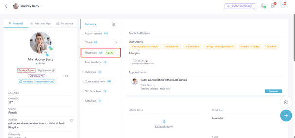 Client Account Balance Where It Appears in Pabaunew