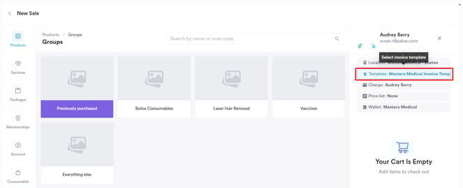 How to Choose a Custom Invoice Template in POS2