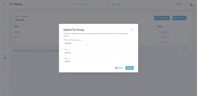 How to Edit Tax Groups