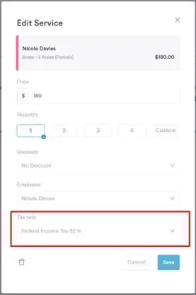 How to Edit a Tax Rate in the Point of Sale_4