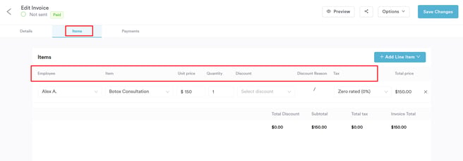 How to Edit an Invoice22