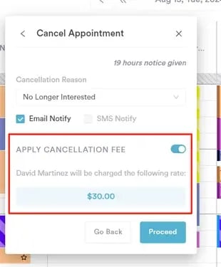 How to Manage CancellationNo-Show Policy in the Calendar_1