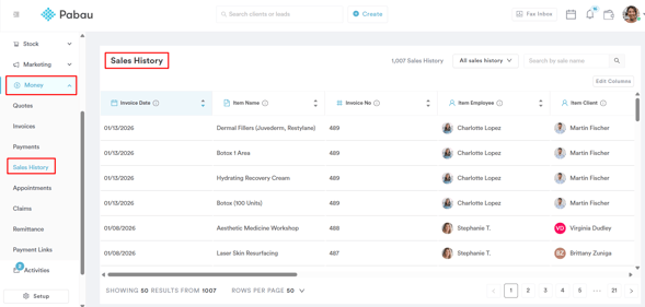 sales history page 11