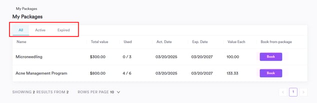 How to View Your Purchased Packages_3