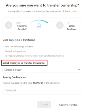 how to transfer account ownership 2