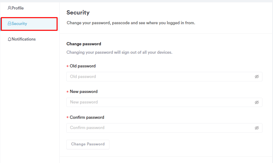 How to Change Your Password
