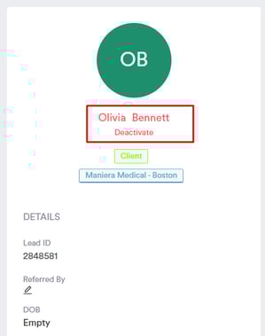 How to Deactivate a Lead6