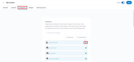 How to Add Staff Members to a Location 2