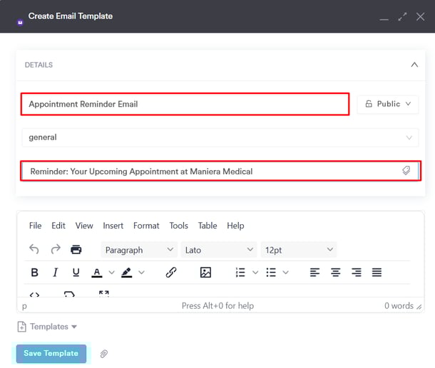 How to Add Merge Tags in Templates2