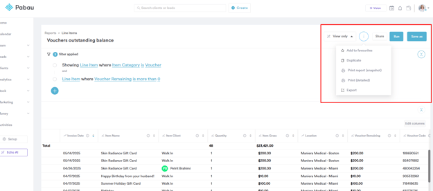 How to Find the Voucher Code Sold to a Walk-In Client_5