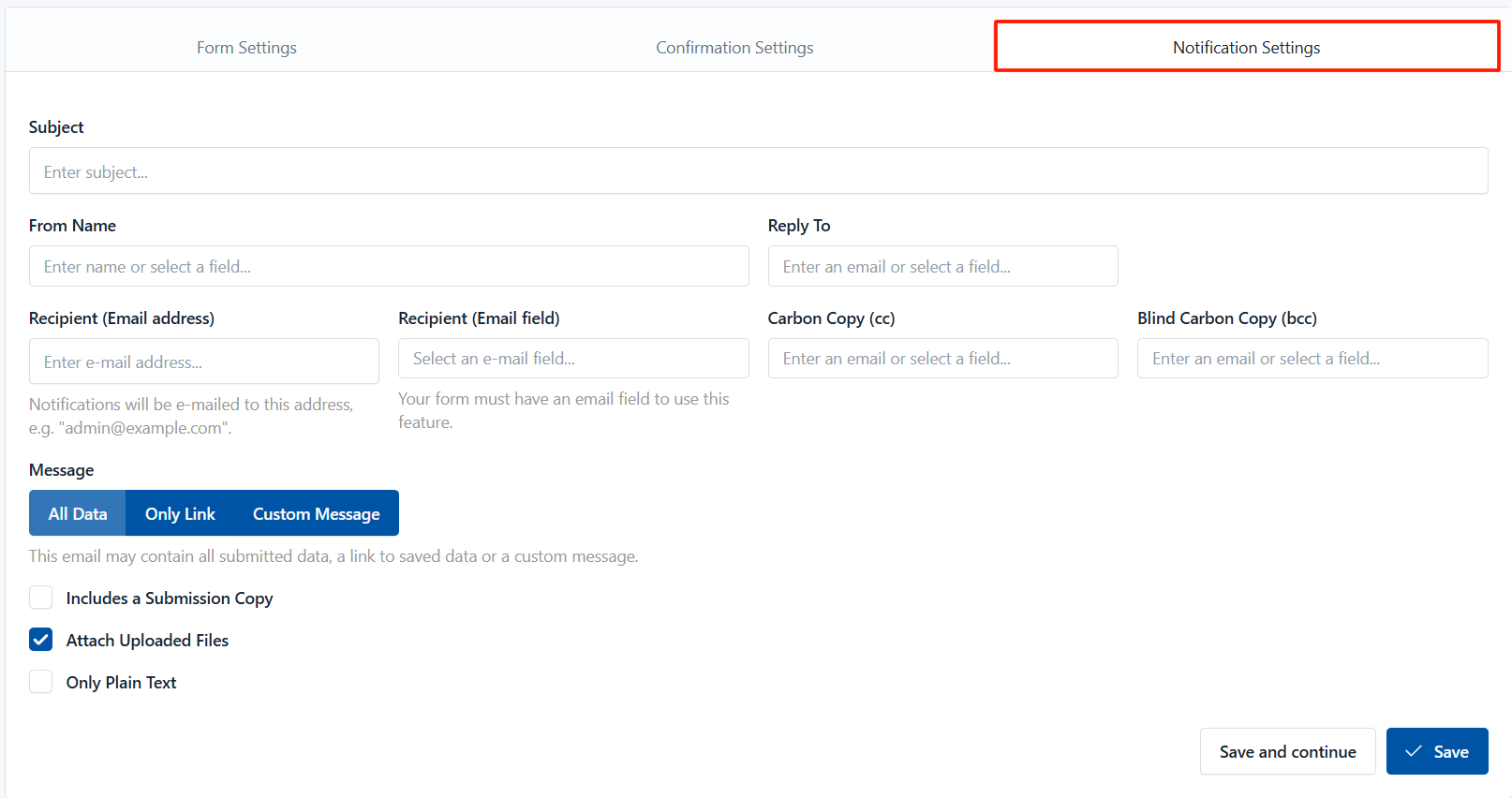 How to Configure Your Form Settings in Capture Forms