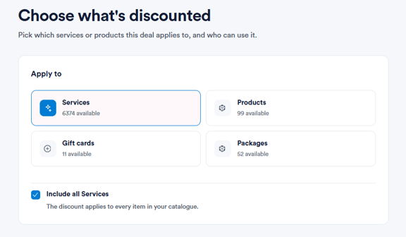 choose whats discounted 1