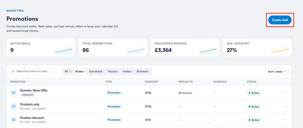 how to create a promotion (code-based) 2