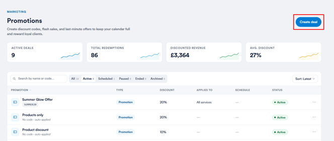 how to create a promotion (code-based) 2