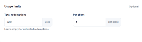 how to create a promotion (code-based) 7