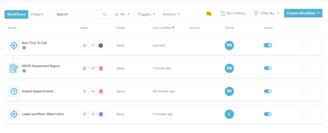 marketing plus - workflows