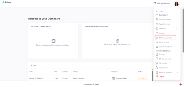 How to View and Manage Memberships in the Client Portal 7