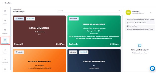 How to create memberships from Point of Sale 2