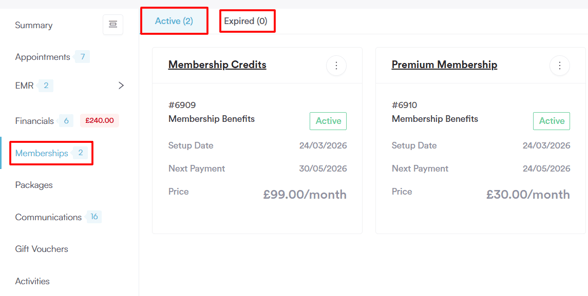 How to manage memberships 1