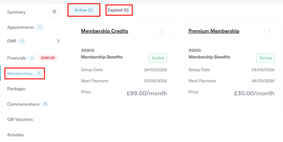 How to manage memberships 1